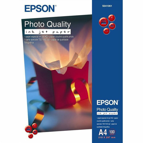 Mattes Fotopapier Epson Photo Quality Inkjet Paper - A4 - 100 hojas