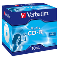 CD-R Verbatim Music 10 Stück 80' 16x