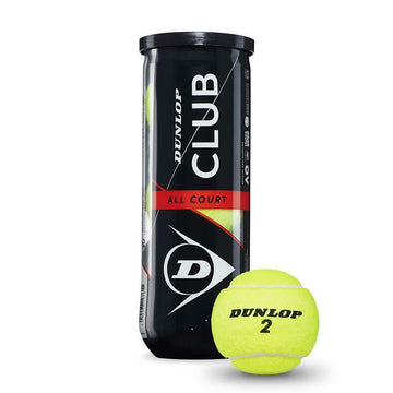 Palline da Tennis D TB CLUB AC 3 PET Dunlop 601334 3 Pezzi (Caucciù)