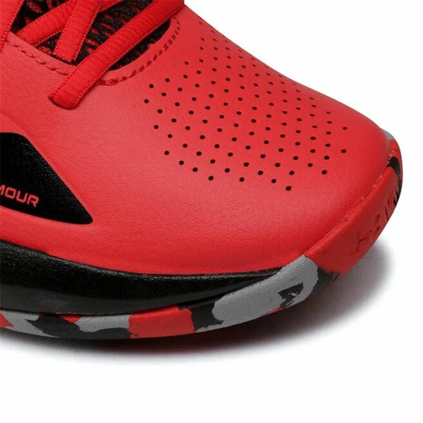 Basketballschuhe für Erwachsene Under Armour Lockdown 5 Schwarz Rot