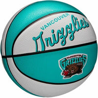 Pallone da Basket Mini Wilson NBA Team Retro  Acquamarina 3