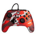 Controller Gaming XBOX ENHANCED WIRED METALL Rosso