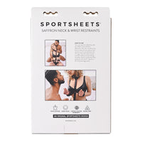 Kinky Pinky Manschetten mit Klettverschlüssen Sportsheets  Saffron  Rücken