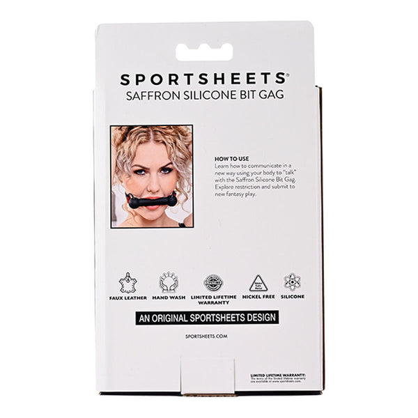 Mundknebel Sportsheets Bit Schwarz/Rot