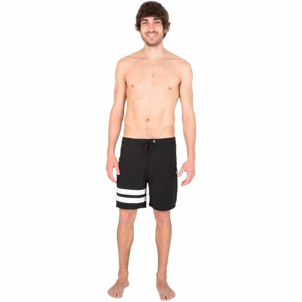 Costume da Bagno Uomo Hurley Block Party 18" Nero