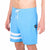 Costume da Bagno Uomo Hurley Block Party 18" Blu cielo