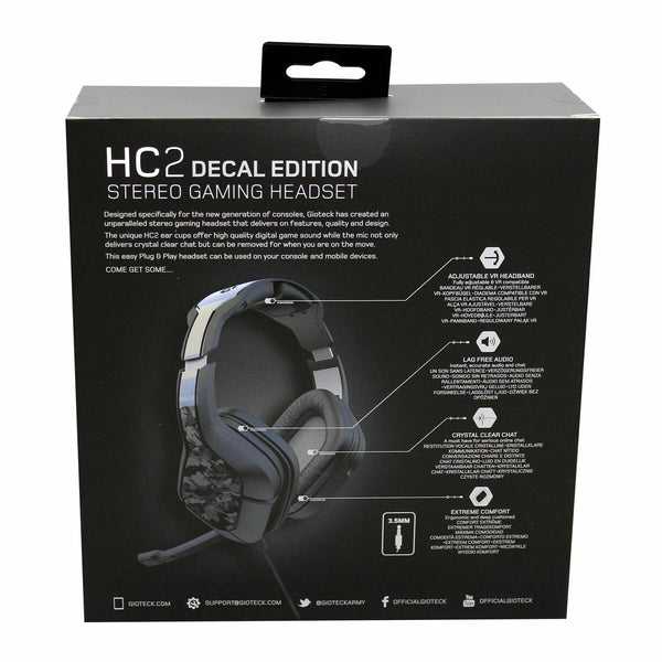 Gaming Headset mit Mikrofon GIOTECK HC2