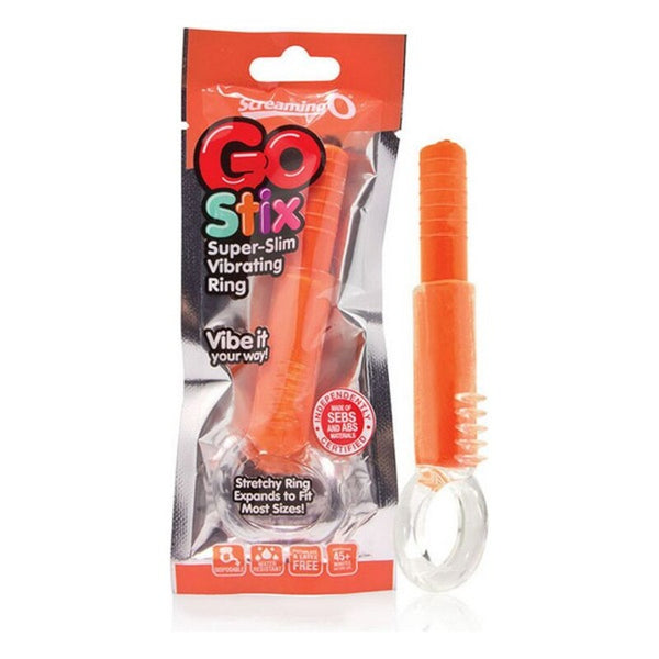 Vibrierender Penisring The Screaming O Go Stix Super Slim Orange