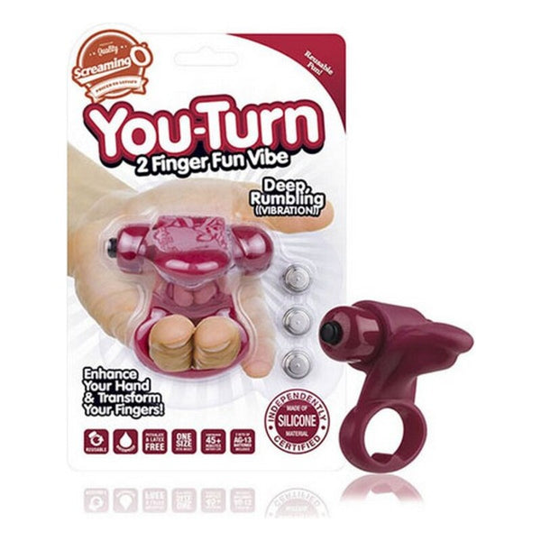 Orb Fingervibrator The Screaming O You Turn Granatrot