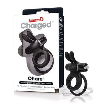 Charged Ohare Rabbit-Vibrator Schwarz The Screaming O 12518