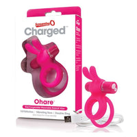 Charged Ohare Rabbit-Vibrator Pink The Screaming O 12525