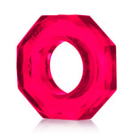 3-Ring Peniskäfig Oxballs Hot Pink (12,7 cm)