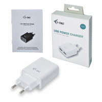 Caricabatterie USB da Parete i-Tec CHARGER2A4W         