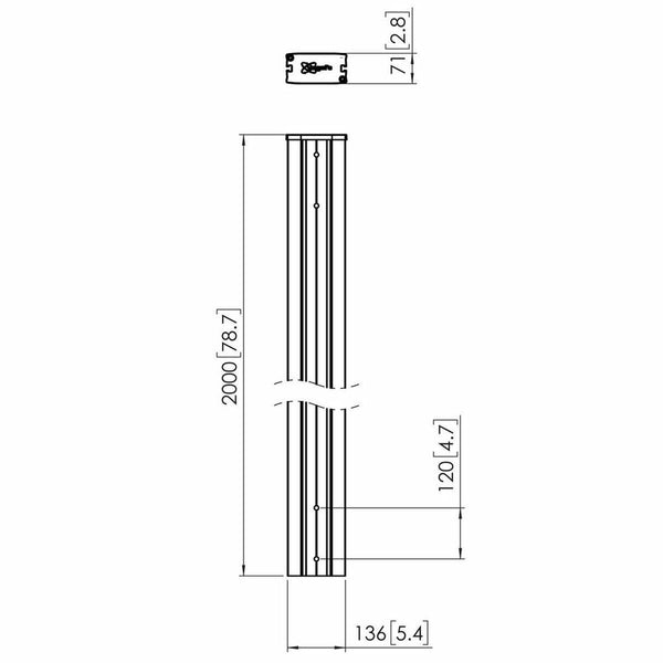 Tubo Videowall Vogels 7229200 (200 CM)