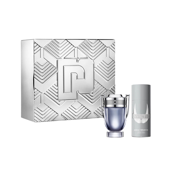 Cofanetto Profumo Uomo Paco Rabanne Invictus 2 Pezzi