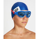 Occhialini da Nuoto per Bambini Arena The One Mask Jr Azzurro