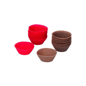 Teglia per Muffin Secret de Gourmet Multicolore 5 cm (6 Pezzi)