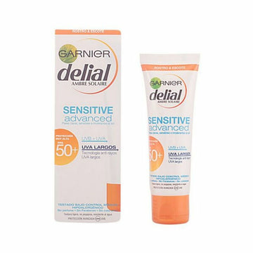 Protezione Solare Viso Sensitive Delial SPF 50+ (50 ml) (Unisex) (50 ml)