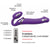 Ultra Geschirr 2 & Plug Vibrating Strap-on-me Purple