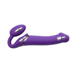 Ultra Geschirr 2 & Plug Vibrating Strap-on-me Purple