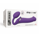 Ultra Geschirr 2 & Plug Vibrating Strap-on-me Purple