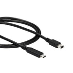 USB-C-zu-Mini DisplayPort-Adapter Startech CDP2MDPMM1MB Schwarz 1 m (Restauriert A+)