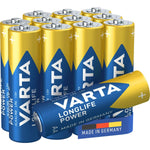 Batterie Alcaline Varta Longlife Power AA 1,5 V (12 Unità)