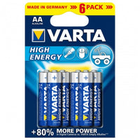 Alkline-Batterie Varta 4906121446 AA High Energy 1.5 V (6 Stücke)