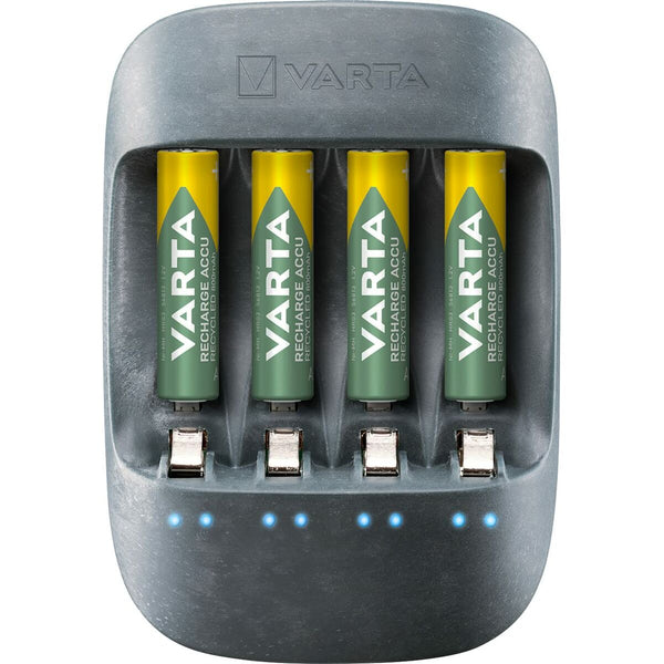 Caricabatterie Varta Eco Charger 4 Batterie AA/AAA