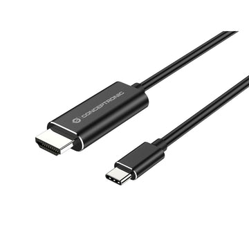 USB-C zu HDMI-Kabel Conceptronic ABBY04B Schwarz 2 m