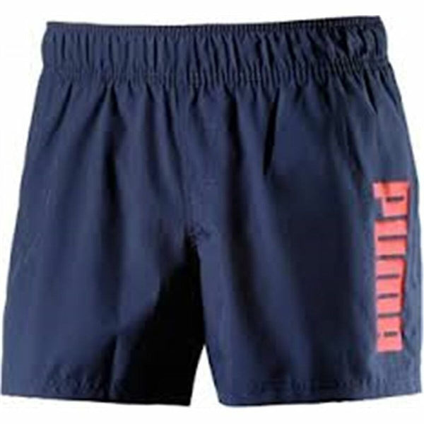 Costume da Bagno Uomo Puma Active Cat Logo 4'' Blu scuro