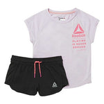 Completo Sportivo per Bambini Reebok G ES SS MONGLW BABY Rosa Bianco