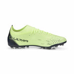 Scarpe da Calcio per Adulti Puma Ultramatch MG Fizzy Unisex Verde Chiaro