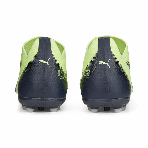 Scarpe da Calcio per Adulti Puma Ultramatch MG Fizzy Unisex Verde Chiaro