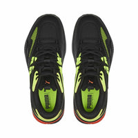 Scarpe da Basket per Adulti Puma Court Rider 2.0 Glow Stick Nero Giallo Uomo