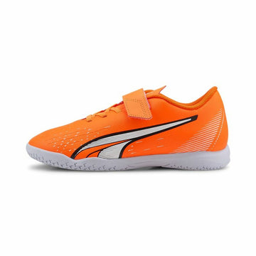 Scarpe da Calcio per Bambini Puma Ultra Play It V Arancio Uomo