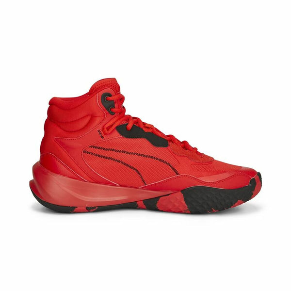 Scarpe da Basket per Adulti Puma Playmaker Pro Mid Rosso