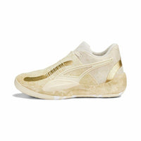 Scarpe da Basket per Adulti Puma Rise NITRO Dorato Beige