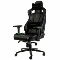 Sedia Gaming Noblechairs Epic Nero/Verde Pelle di poliuretano.