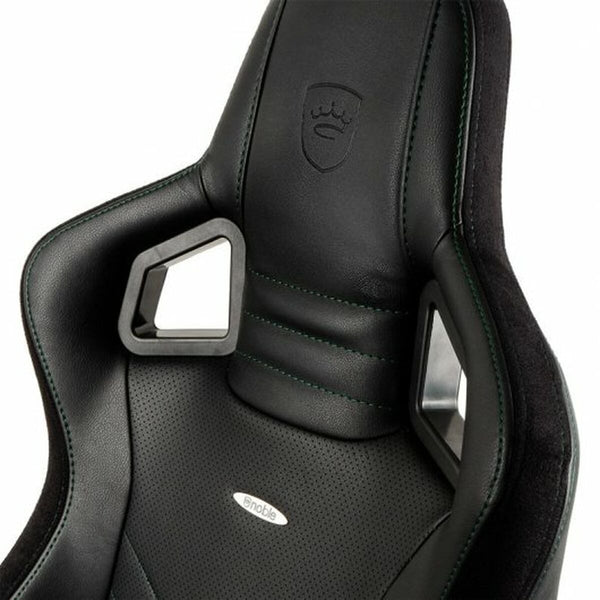 Sedia Gaming Noblechairs Epic Nero/Verde Pelle di poliuretano.