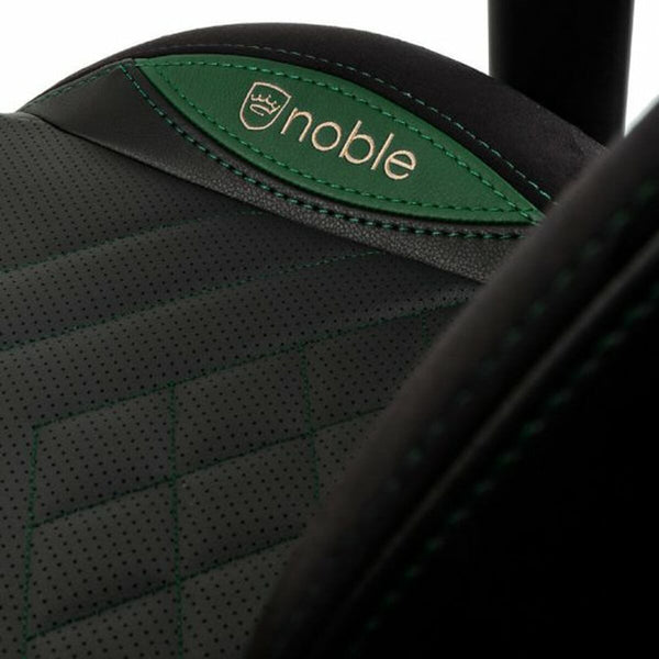 Sedia Gaming Noblechairs Epic Nero/Verde Pelle di poliuretano.