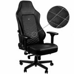 Sedia Gaming Noblechairs Hero Nero/Bianco Pelle