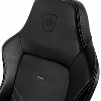 Sedia Gaming Noblechairs Hero Nero/Bianco Pelle