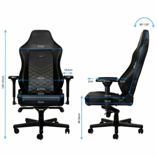 Sedia Gaming Noblechairs NBL-HRO-PU-GOL Dorato