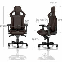 Gaming-Stuhl Noblechairs Epic Braun Schwarz