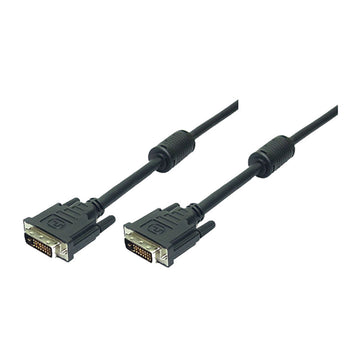 Cavo DVI LogiLink 2 m Nero