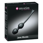 Jane Wonda Kegel Liebeskugeln Schwarz Mystim Silikon Silikon/ABS (Ø 3,3 cm)