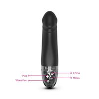 Diamond Silk Vibrator Schwarz Mystim Real Deal Neal eStim