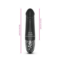 Diamond Silk Vibrator Schwarz Mystim Real Deal Neal eStim