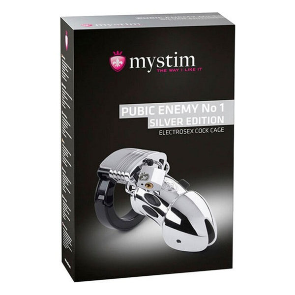 Pubic Enemy No 1 Peniskäfig Silver Edition Mystim 5142250000